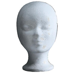Polystyren mannequin hoved